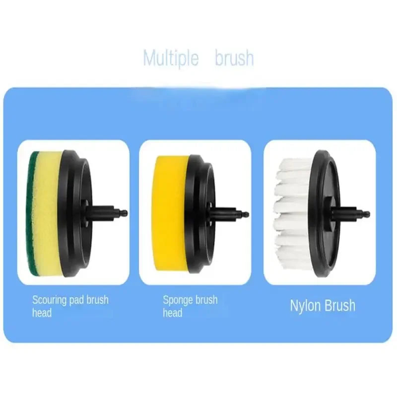 Cepillo Eléctrico Giratorio Recargable - Limpieza Multiusos Baño Cocina - zyntrixe