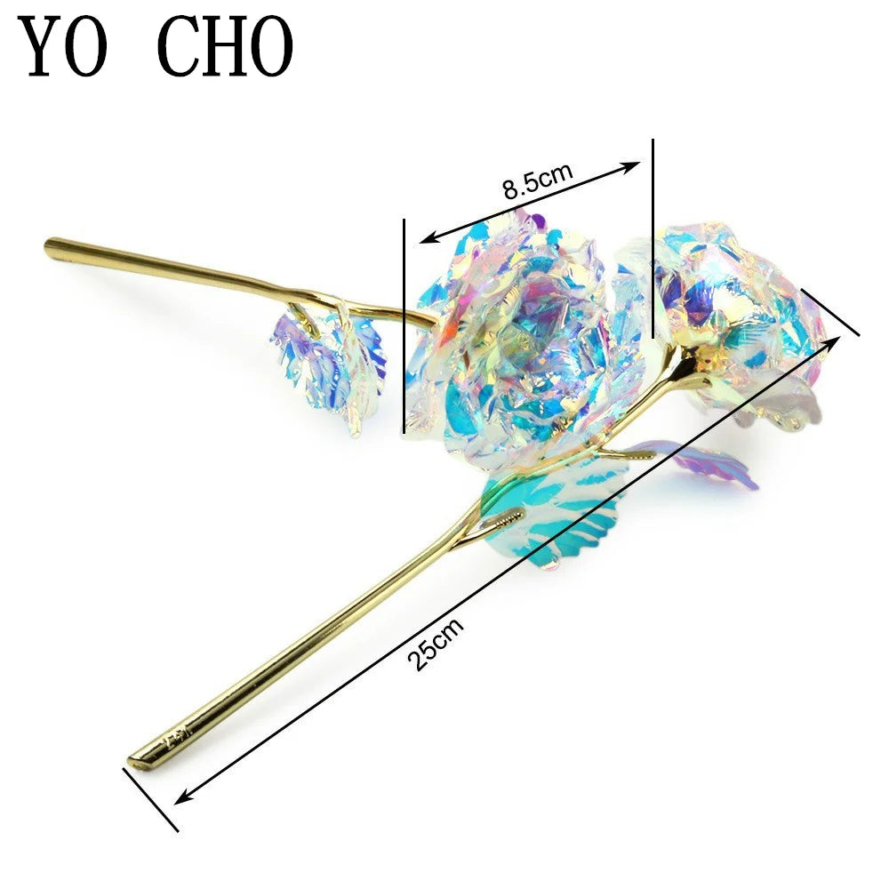 Rosa Eterna Galaxia Oro 24K Lujo