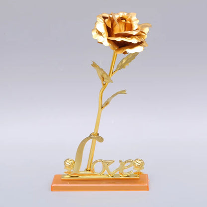 Rosa Bañada Oro 24K Eterna