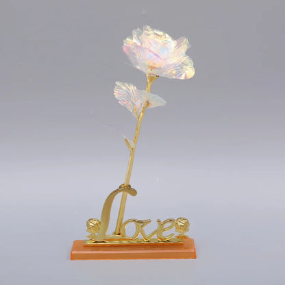 Rosa Eterna Galaxia Oro 24K Lujo