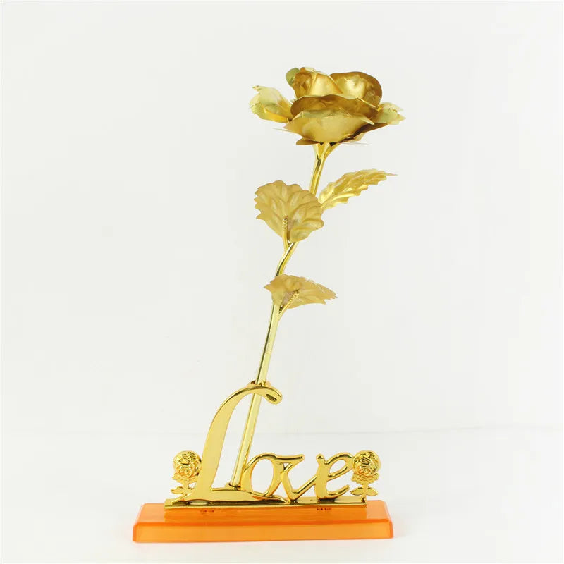 Rosa Eterna Galaxia Oro 24K Lujo