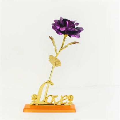 Rosa Eterna Galaxia Oro 24K Lujo