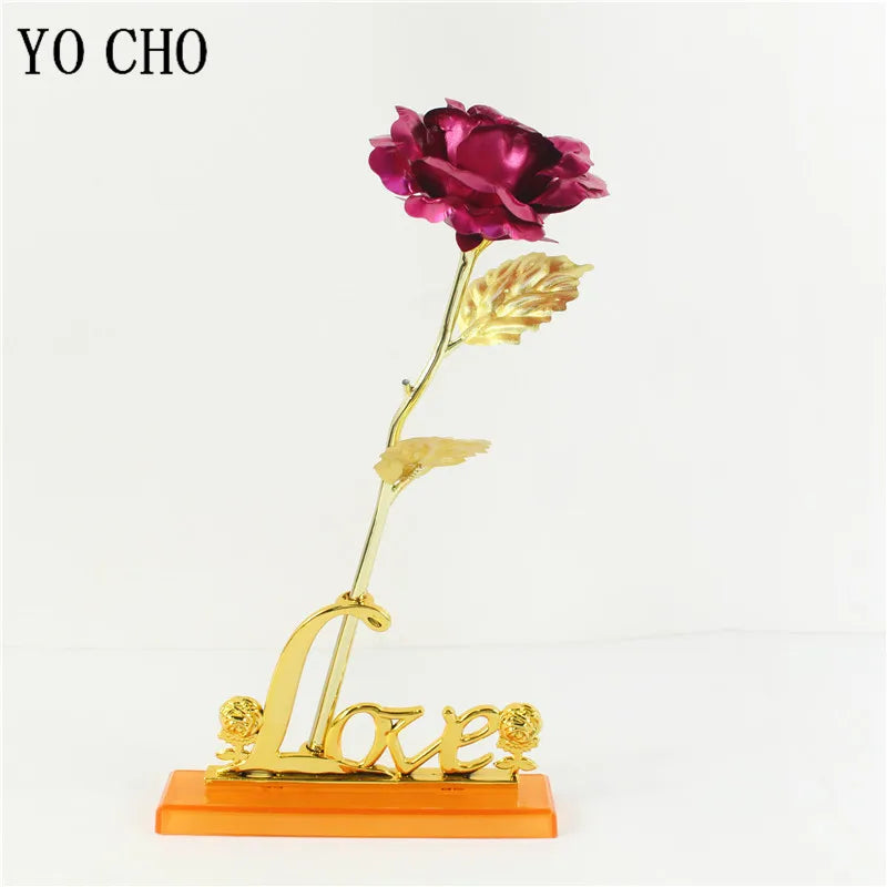 Rosa Eterna Galaxia Oro 24K Lujo