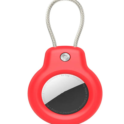 Soporte Seguro para Apple AirTag con Cable - Llavero Protector Antipérdida - zyntrixe