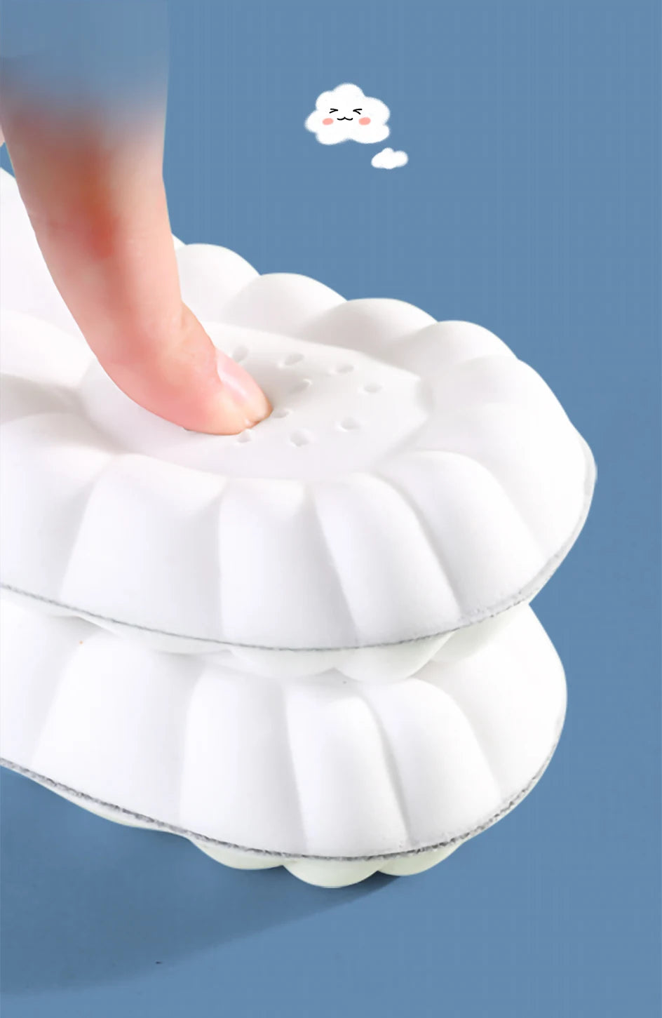 Plantillas de Masaje 4D Ortopédicas - Soporte Arco Pie Deportivas Unisex