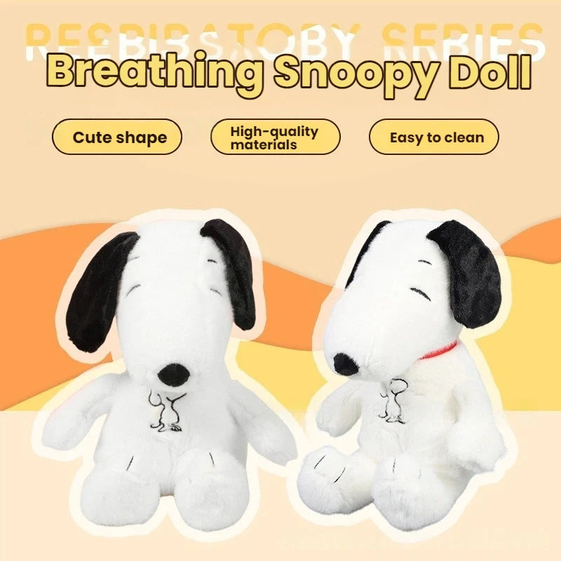 Peluche Snoopy con Respiración Calmante Música y Luz - Compañero Sueño Bebé