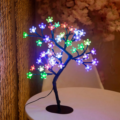 Lámpara Bonsai Cerezo LED 43cm USB
