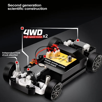 Coche RC Drift 4WD 1:24 con Luces LED - Edición Limitada