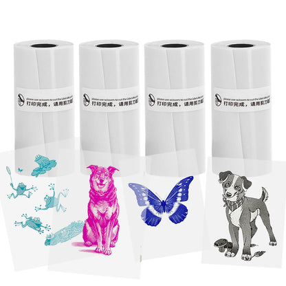 Mini Impresora Térmica Portátil Bluetooth 57mm - Sin Tinta Stickers Fotos DIY