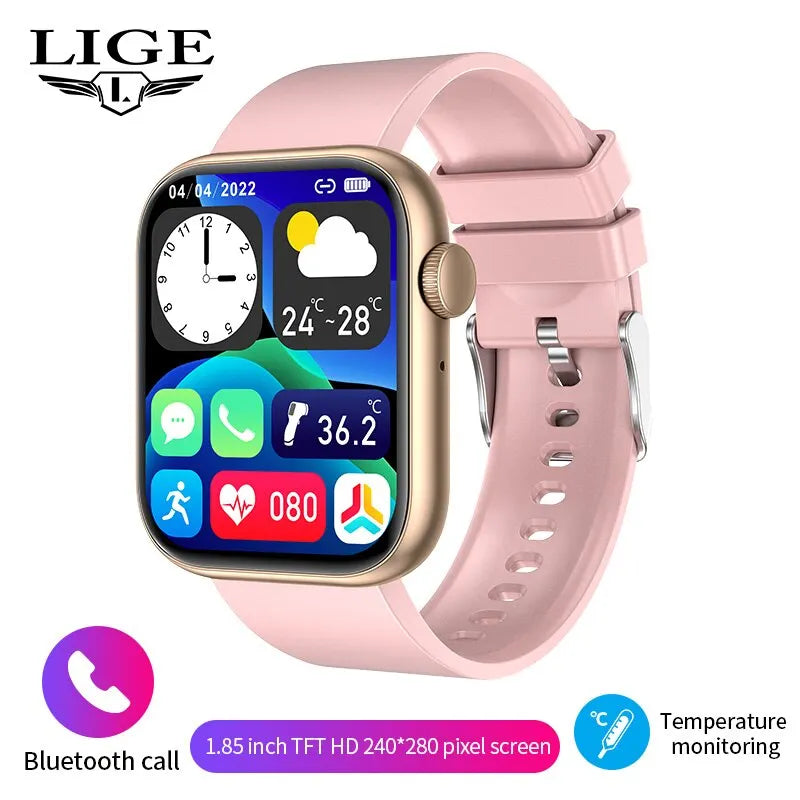 Smartwatch Mujer Bluetooth Llamadas Pantalla Táctil Impermeable