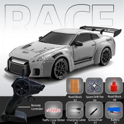 Coche RC Drift 4WD 1:24 con Luces LED - Edición Limitada