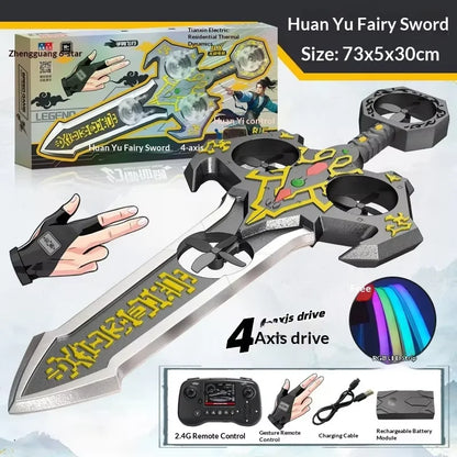 Dron Espada Voladora 70cm RC - 3 Velocidades Giros 360° Control Remoto