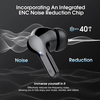 TWS Wireless Earbuds BT5.4 - 36H Playback with LED Display - zyntrixe
