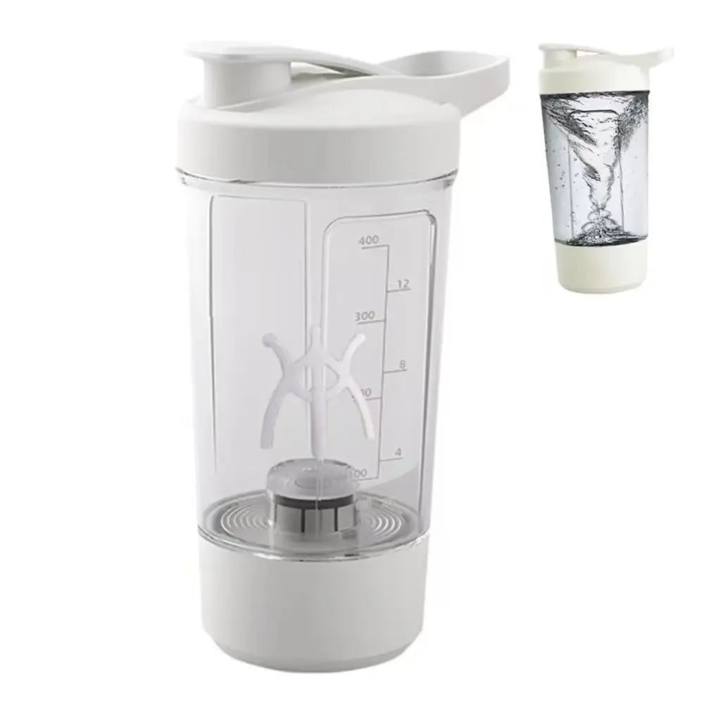 Taza Mezcladora Eléctrica Automática USB - Batidora Portátil 400ml para Proteínas y Batidos