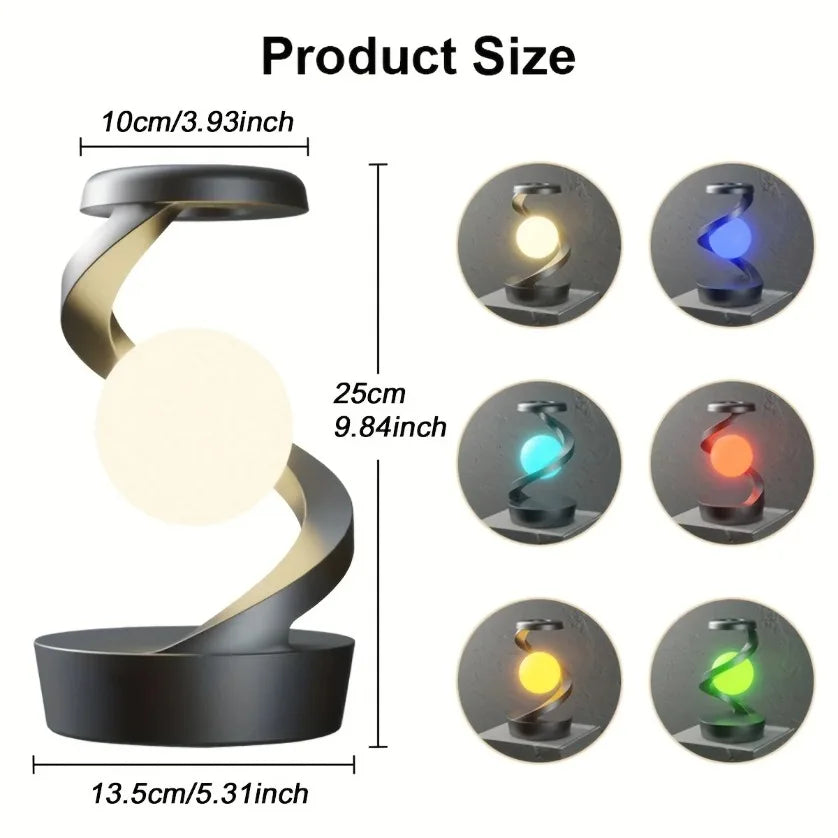 Lámpara Luna 3D Levitante RGB