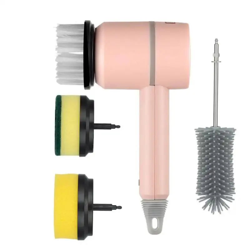 Cepillo Eléctrico Giratorio Recargable - Limpieza Multiusos Baño Cocina