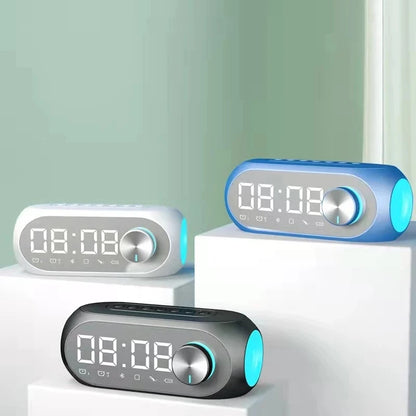 Bluetooth Speaker Alarm Clock with FM Radio - Portable Wireless Mini Speaker - zyntrixe