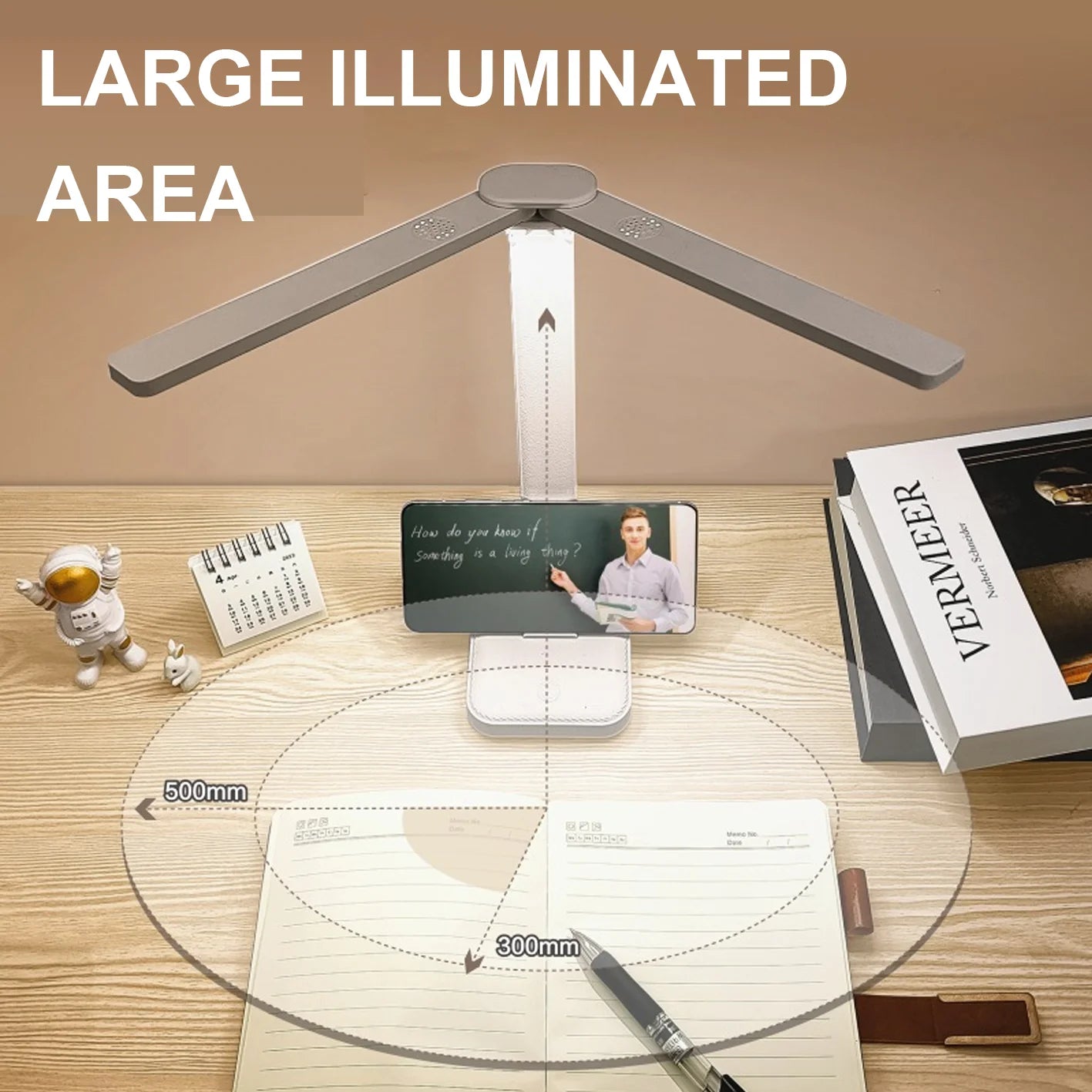 Lámpara Escritorio LED Regulable USB Recargable