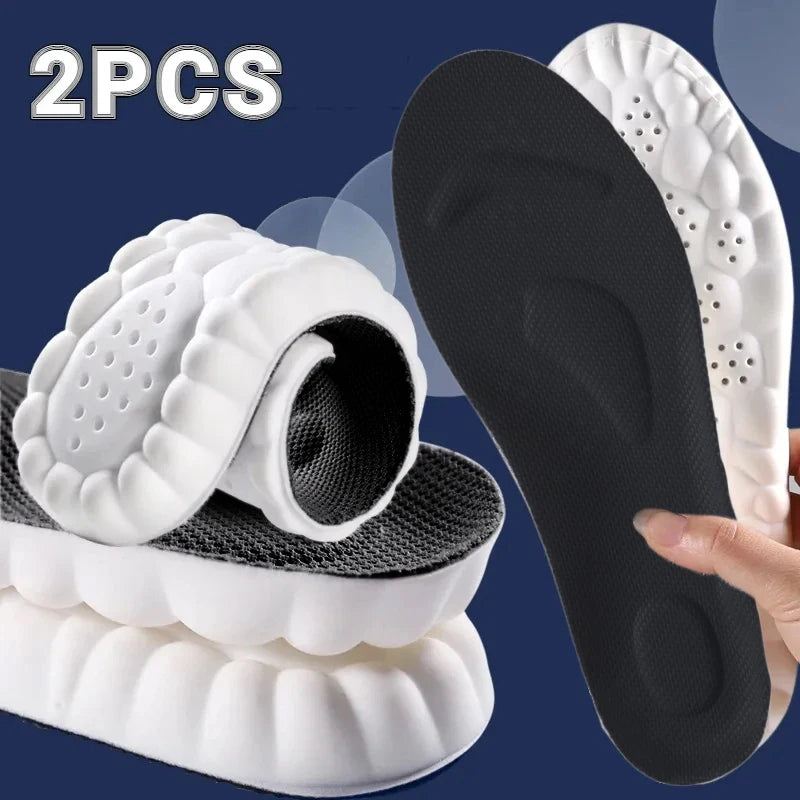 Plantillas de Masaje 4D Ortopédicas - Soporte Arco Pie Deportivas Unisex