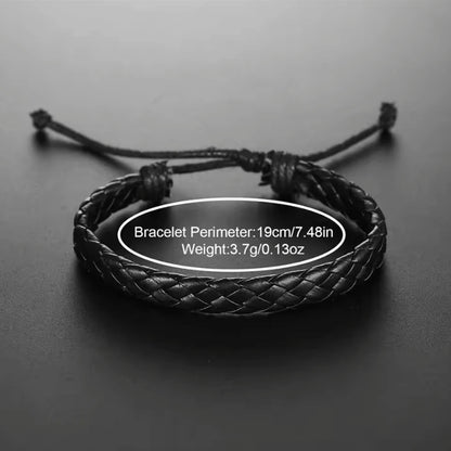 3PCS/Set Men Business Watches Casual Leather Band Analog Male's Quartz Watch Necklace Bracelet Set