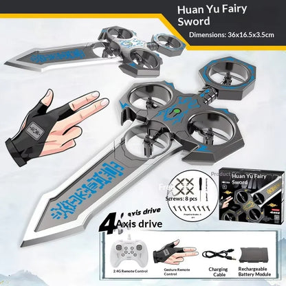 Dron Espada Voladora 70cm RC - 3 Velocidades Giros 360° Control Remoto