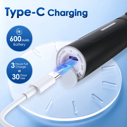 Electric Toothbrush Rechargeable - 5 Modes Rotating Sonic Brush