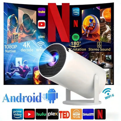 Proyector Portátil HY300 4K Android