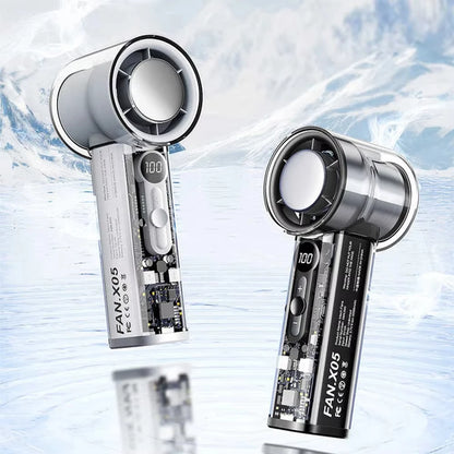 Mini Ventilador Portátil USB 3000mAh Recargable