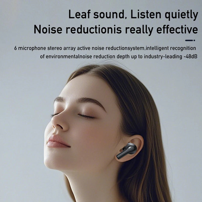 M16 Wireless Bluetooth 5.4 Earphones TWS HiFi Sound Earbuds Active Noise Cancelling Sport headset Long Standby Touch Control