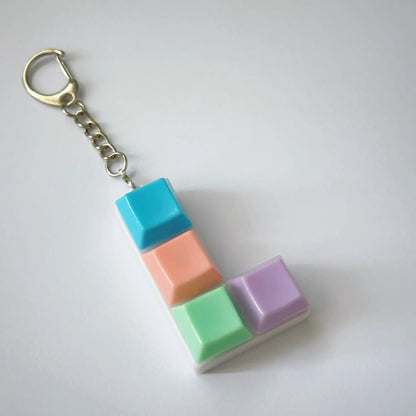 Fidget Button Keychain - Stress Relief Toy Key Ring for Anxiety & Focus - zyntrixe