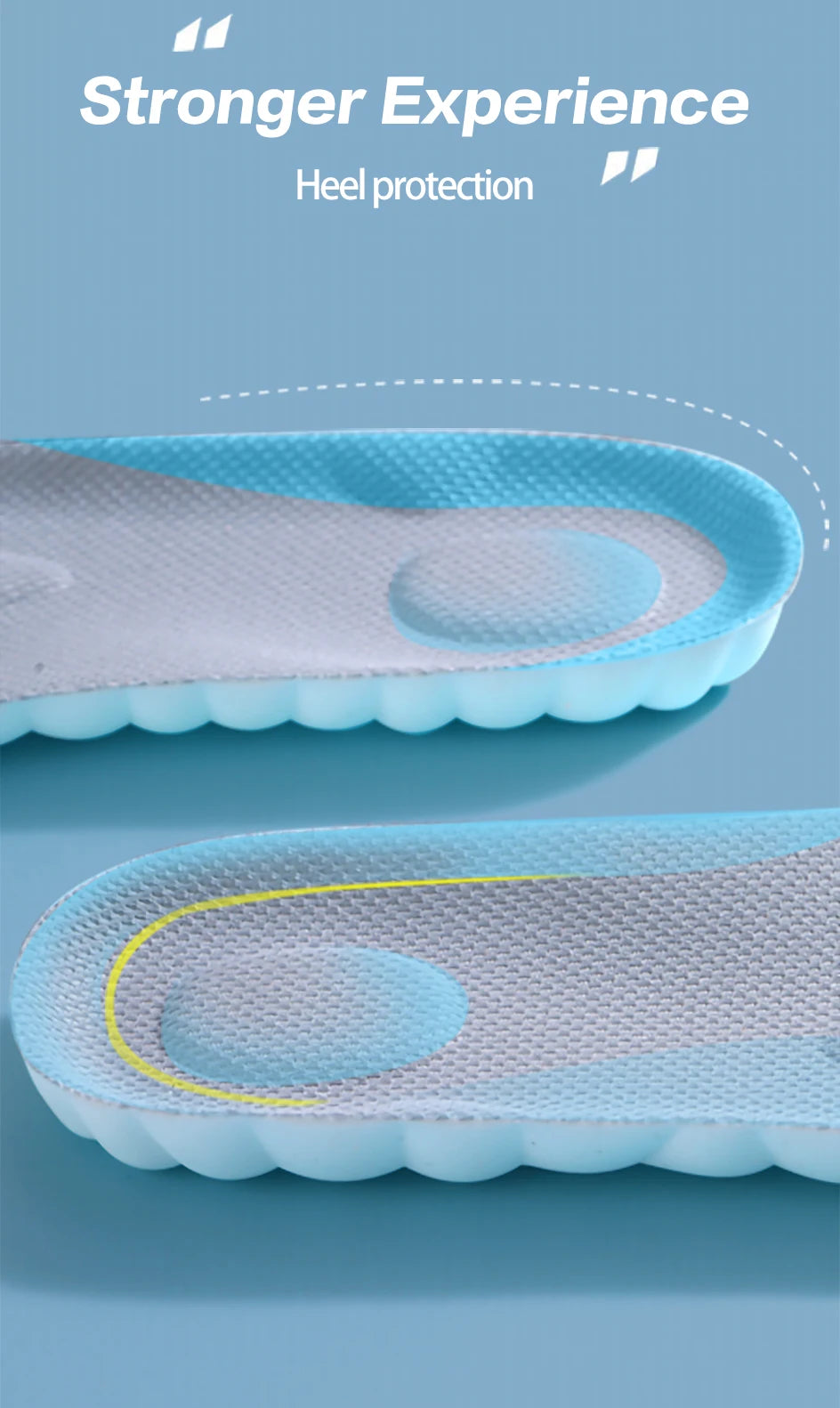 Plantillas de Masaje 4D Ortopédicas - Soporte Arco Pie Deportivas Unisex