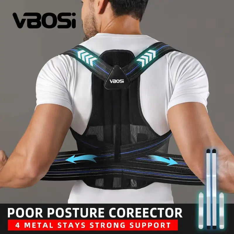 Corrector de Postura Ajustable para Hombre y Mujer - Soporte Lumbar Espalda