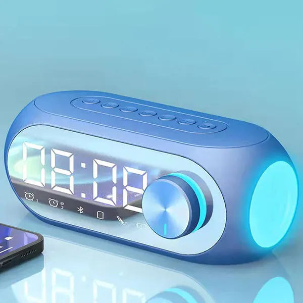 Bluetooth Speaker Alarm Clock with FM Radio - Portable Wireless Mini Speaker - zyntrixe