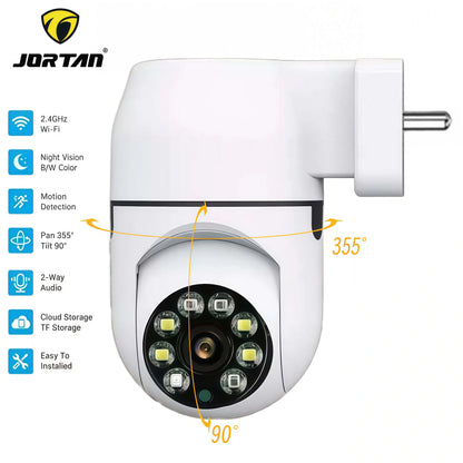 Cámara Seguridad WiFi 360° 2MP Visión Nocturna Smart