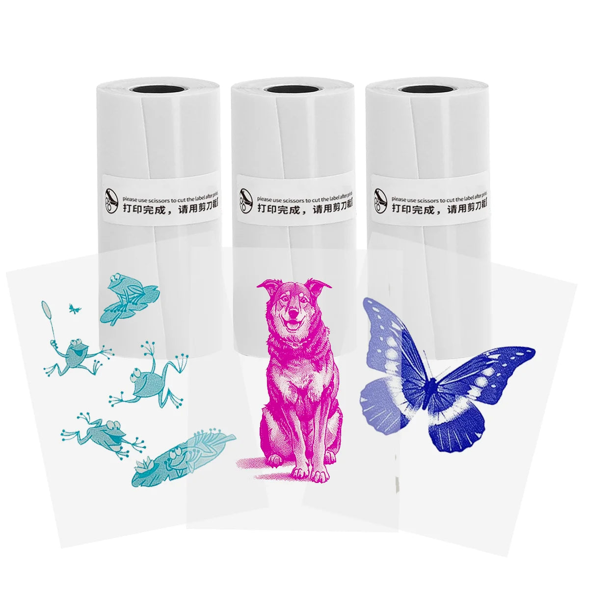 Mini Impresora Térmica Portátil Bluetooth 57mm - Sin Tinta Stickers Fotos DIY