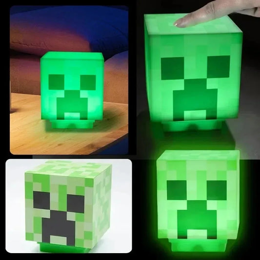 Lámpara LED Gaming Creeper - Luz Nocturna Minecraft