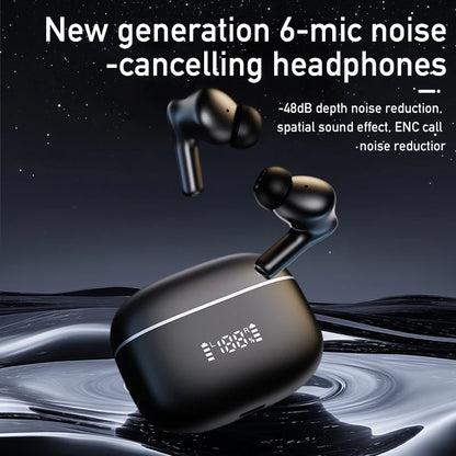 M16 Wireless Bluetooth 5.4 Earphones TWS HiFi Sound Earbuds Active Noise Cancelling Sport headset Long Standby Touch Control