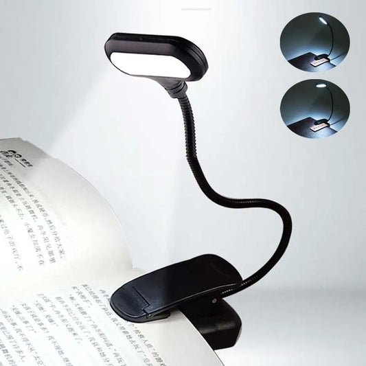 Mini Lámpara Libro LED Clip Lectura