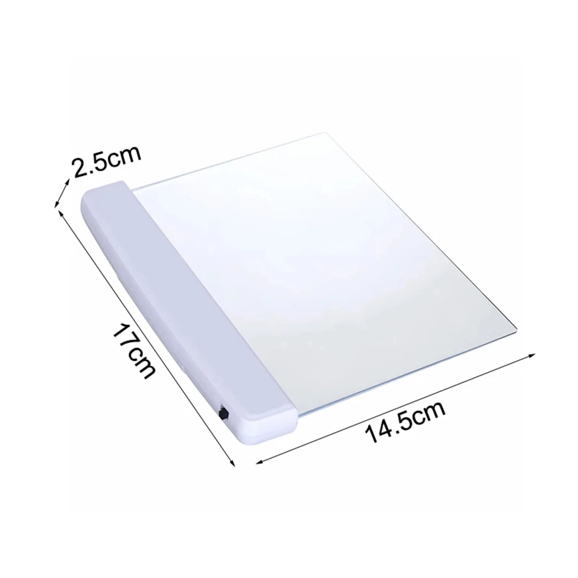 1 PCS Rechargeable Flat LED Book Light For Reading In Bed Ultra Thin Wireless Bookmark Lamp Panel For Night Use Page Illuminator - zyntrixe