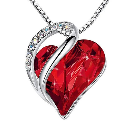 Collar Corazón Océano Rosa Eterna