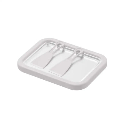 Máquina para Hacer Helados Enrollados con 2 Espátulas - Ice Cream Roll Maker