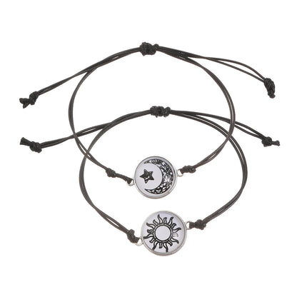 Luminous Sun & Moon Couple Bracelets - Matching His & Hers Jewelry Set - zyntrixe