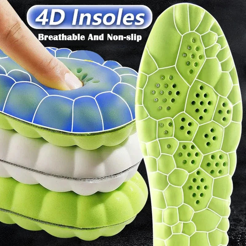 Plantillas de Masaje 4D Ortopédicas - Soporte Arco Pie Deportivas Unisex