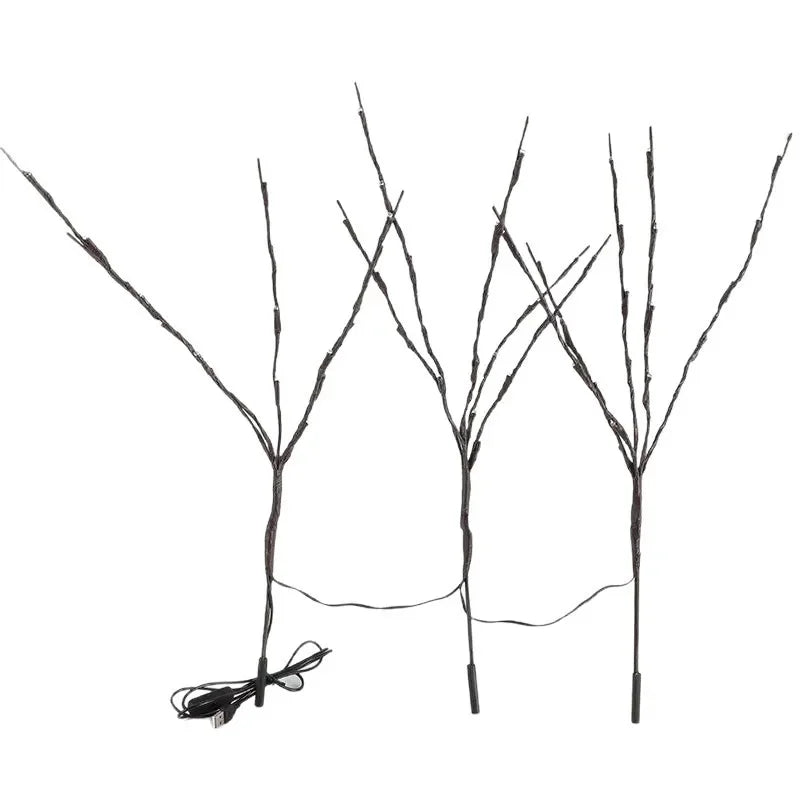 Ramas Árbol LED USB 60 Luces Navidad