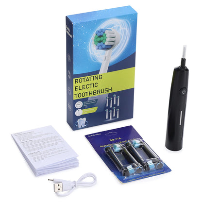 Electric Toothbrush Rechargeable - 5 Modes Rotating Sonic Brush
