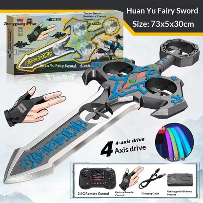 Dron Espada Voladora 70cm RC - 3 Velocidades Giros 360° Control Remoto