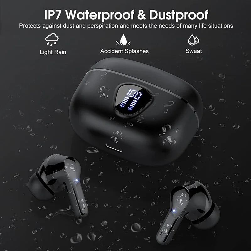 TWS Wireless Earbuds BT5.4 - 36H Playback with LED Display - zyntrixe
