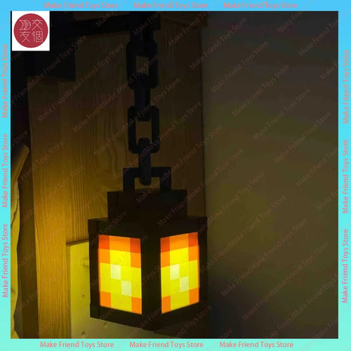 Lámpara LED Antorcha Gaming Minecraft - Luz Nocturna USB-C Multicolor Control Remoto