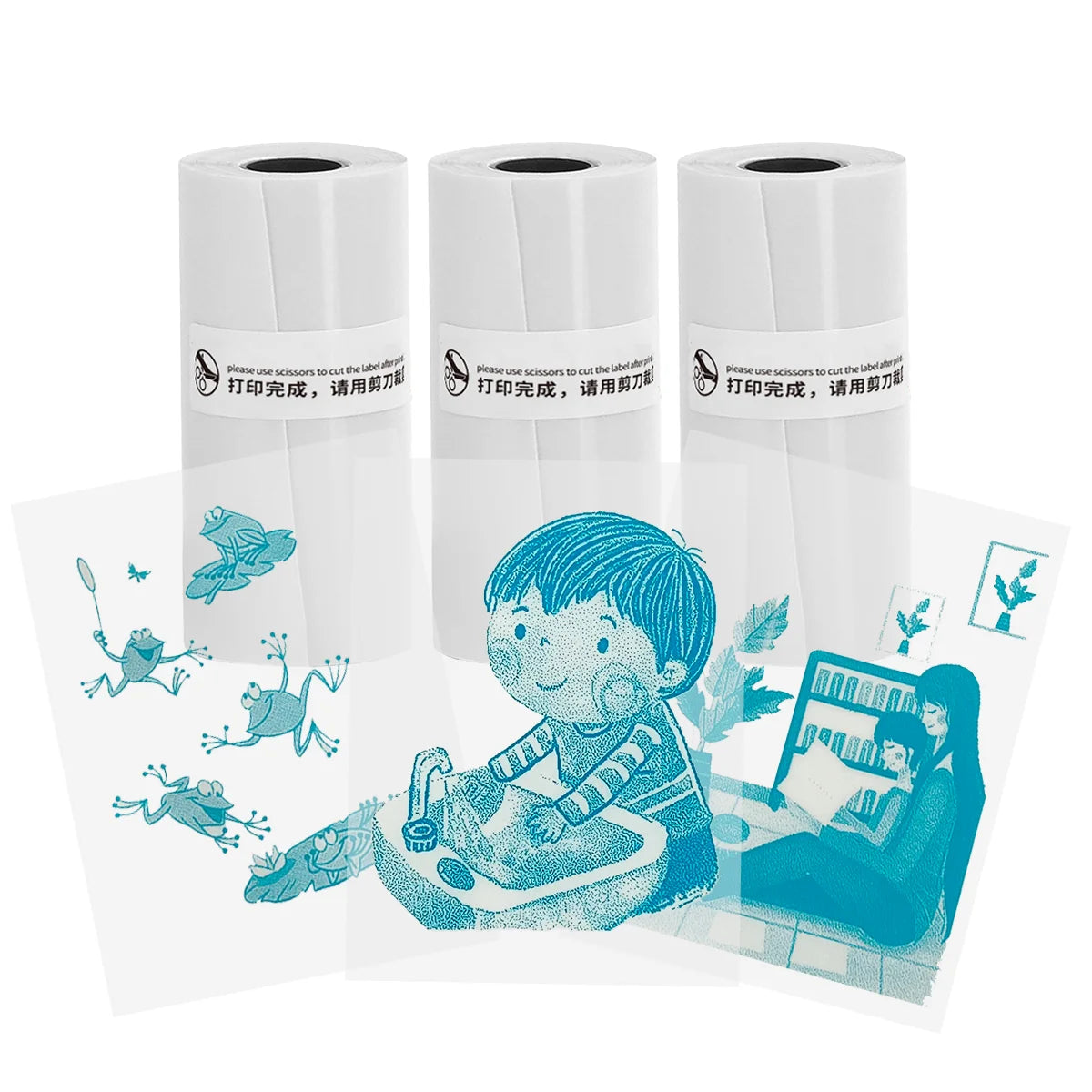 Mini Impresora Térmica Portátil Bluetooth 57mm - Sin Tinta Stickers Fotos DIY