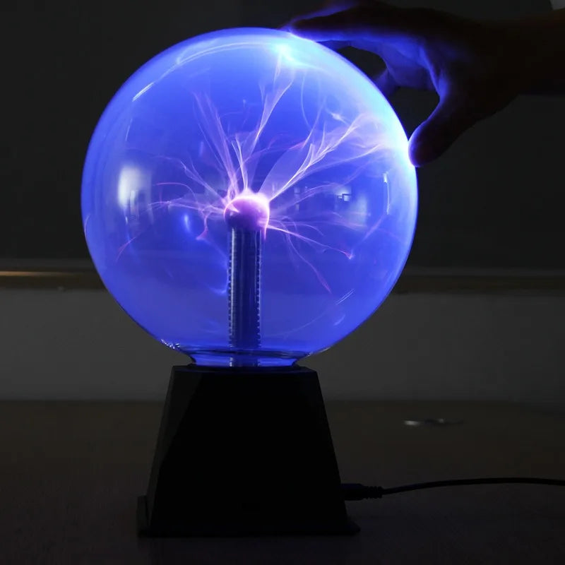 Bola de Plasma Mágica 3/4/5/6 Pulgadas - Lámpara LED Táctil Decorativa - zyntrixe